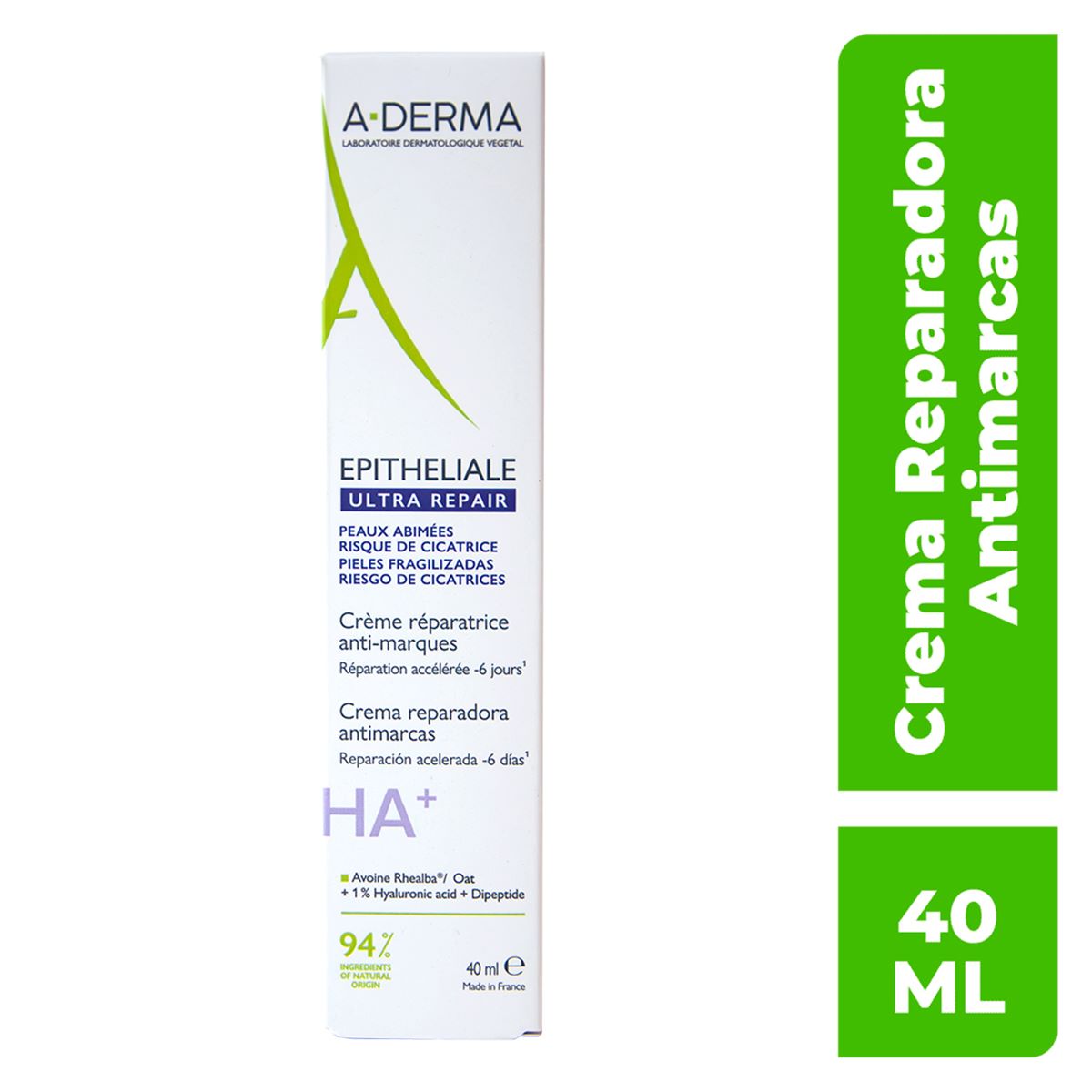 Aderma Epitheliale Ultra Repair Crema Reparadora Antimarcas 40Gr