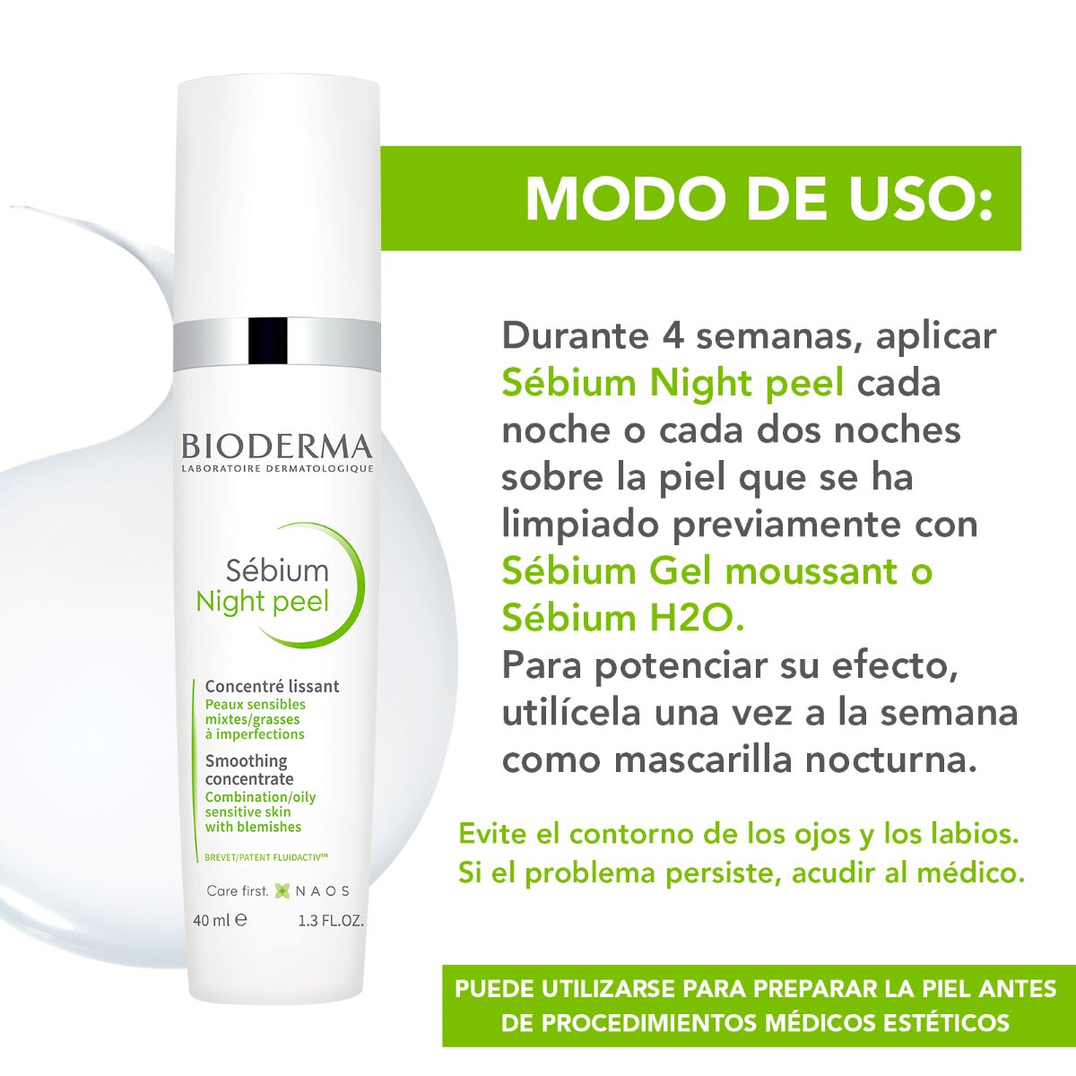 Bioderma Sébium Night Peel 40 Ml