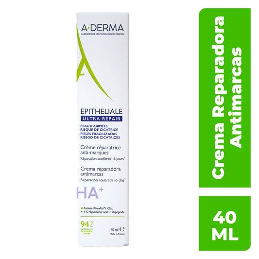 Aderma Epitheliale Ultra Repair Crema Reparadora Antimarcas 40Gr
