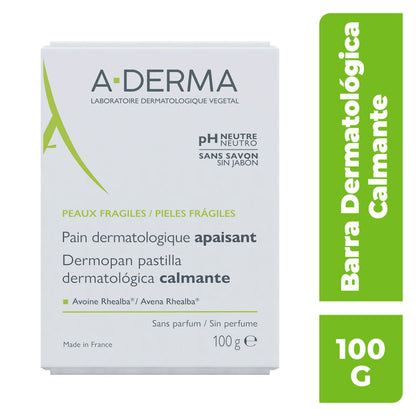 Barra Limpiadora Dermatológica Calmante 100 Gr