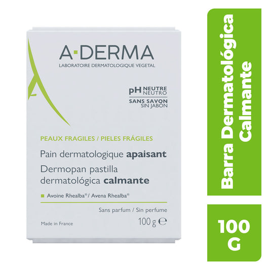 Barra Limpiadora Dermatológica Calmante 100 Gr