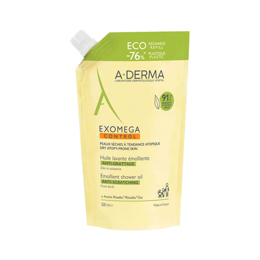 Exomega Control Aceite Limpiador Emoliente Ecorefill 500 Ml