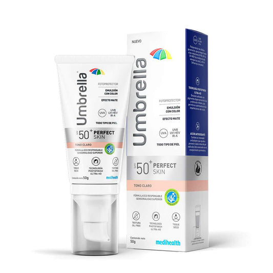 Umbrella Perfect Skin SPF 50+ Tono Claro 50G