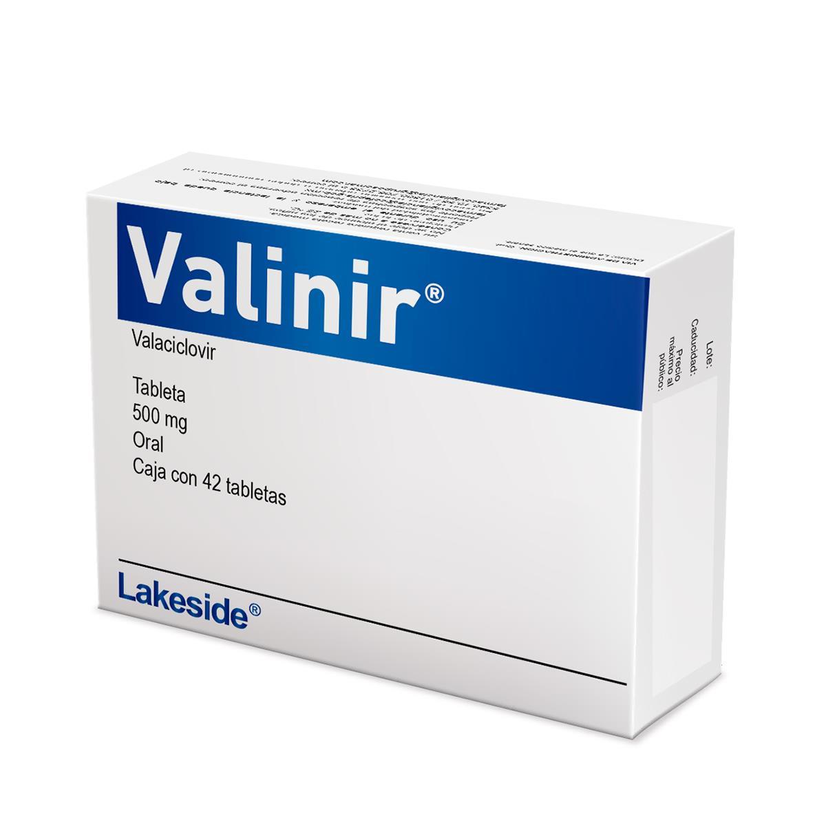 Valinir 500Mg Caja Con 42 Tab