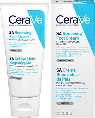 CERAVE  Sa Crema Renovadora De Pies 3Oz / 88Ml