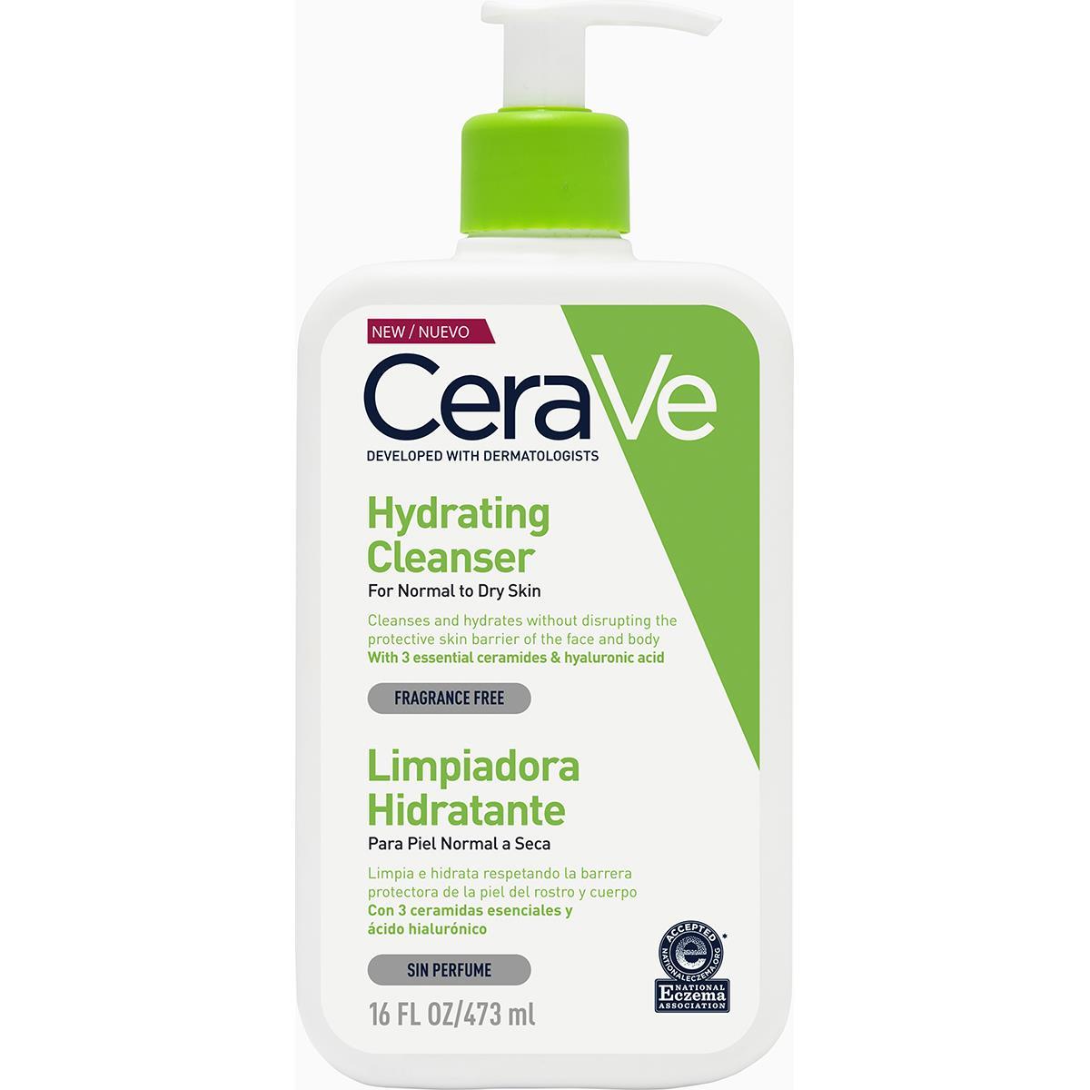 Cerave Limpiadora Hidratante, 16Oz / 473Ml